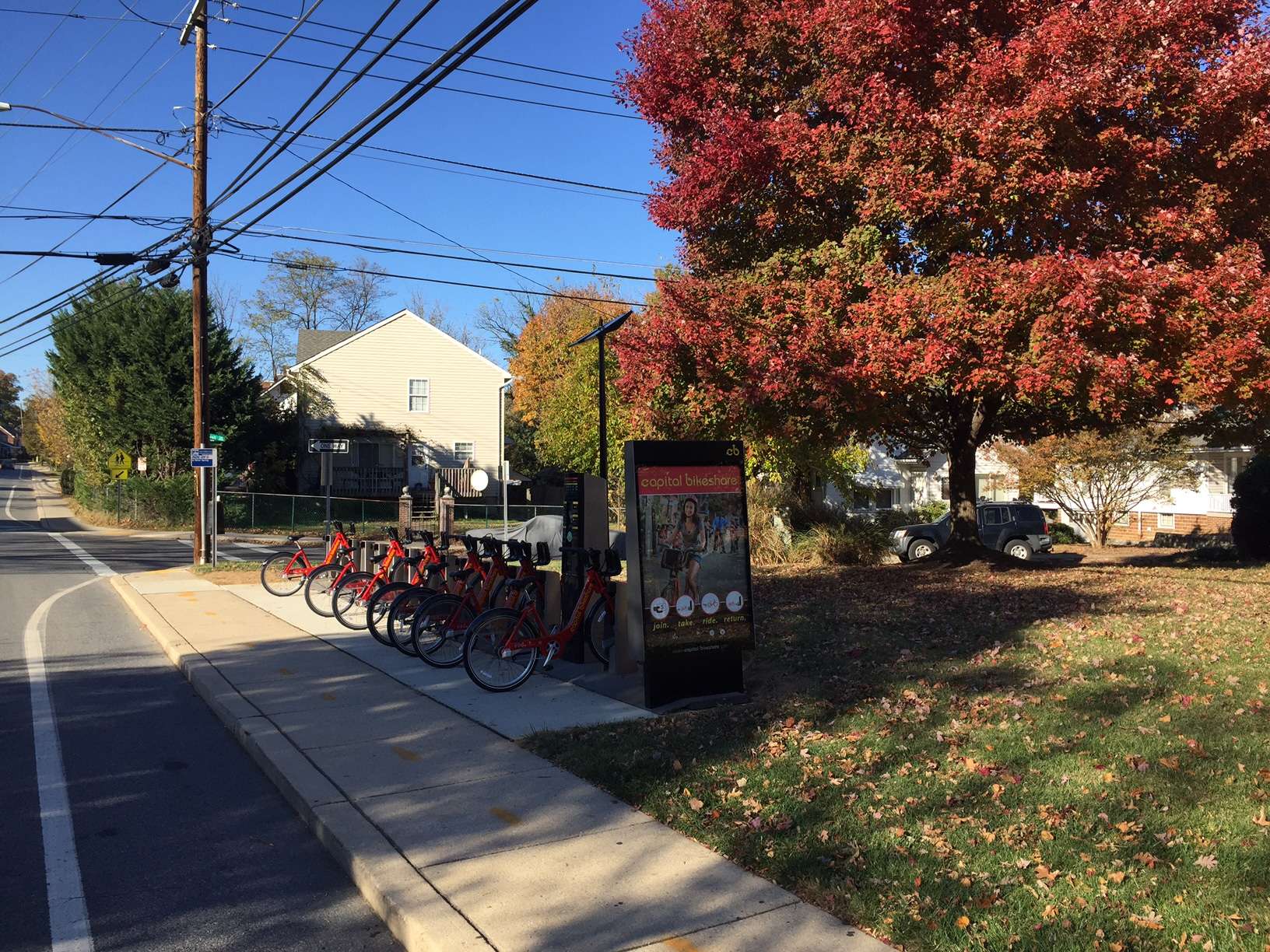 New bike share on Sligo Avenue