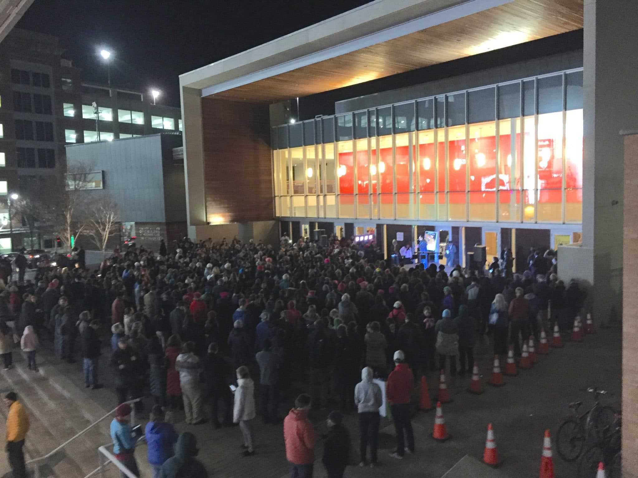 Hundreds rally in Silver Spring against “lawless” president