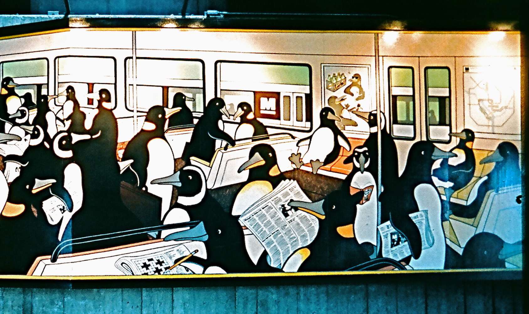 Penguin Mural Will Return in March 29 Ceremony