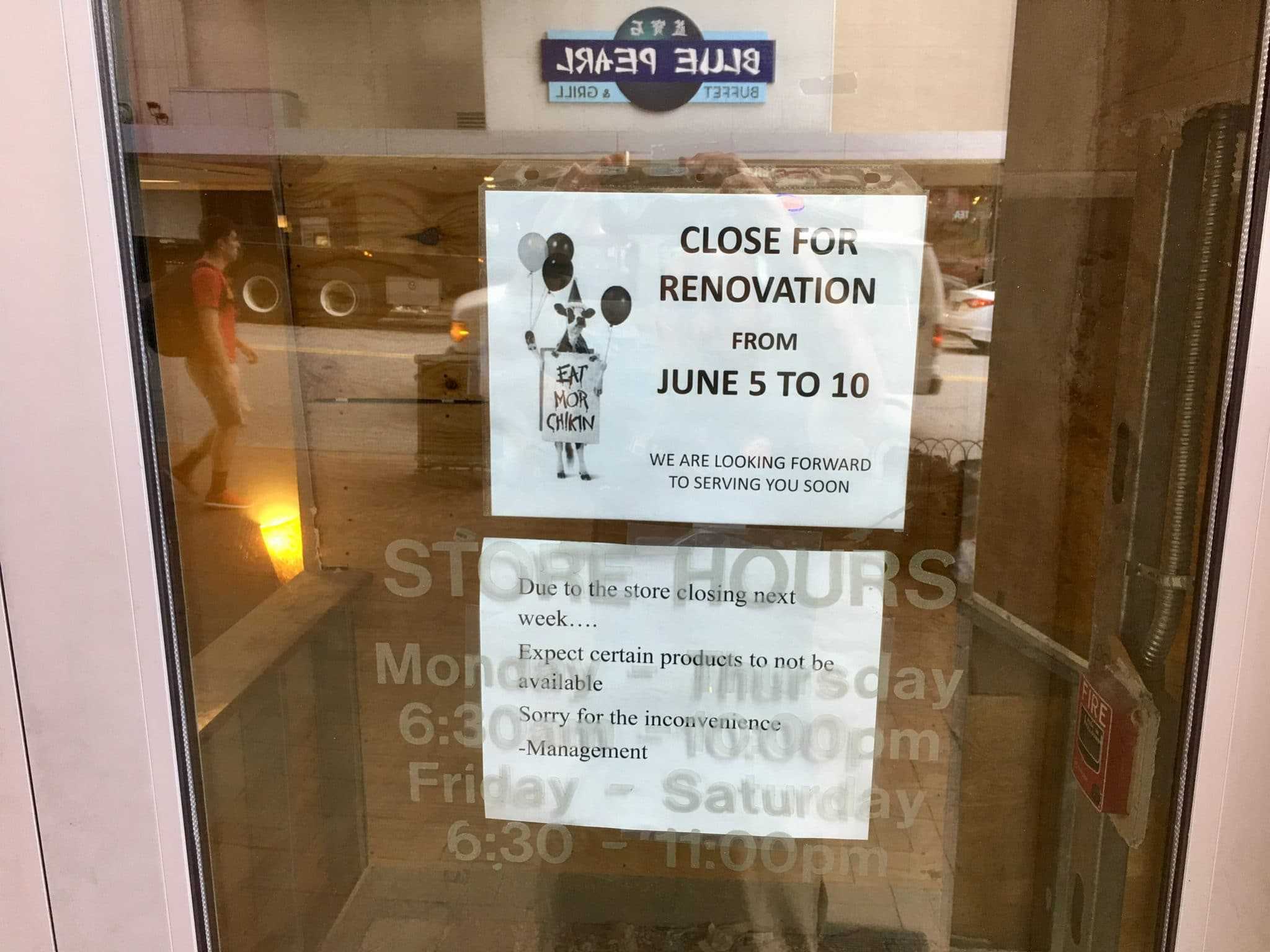 Chick-fil-A Closed for Remodeling