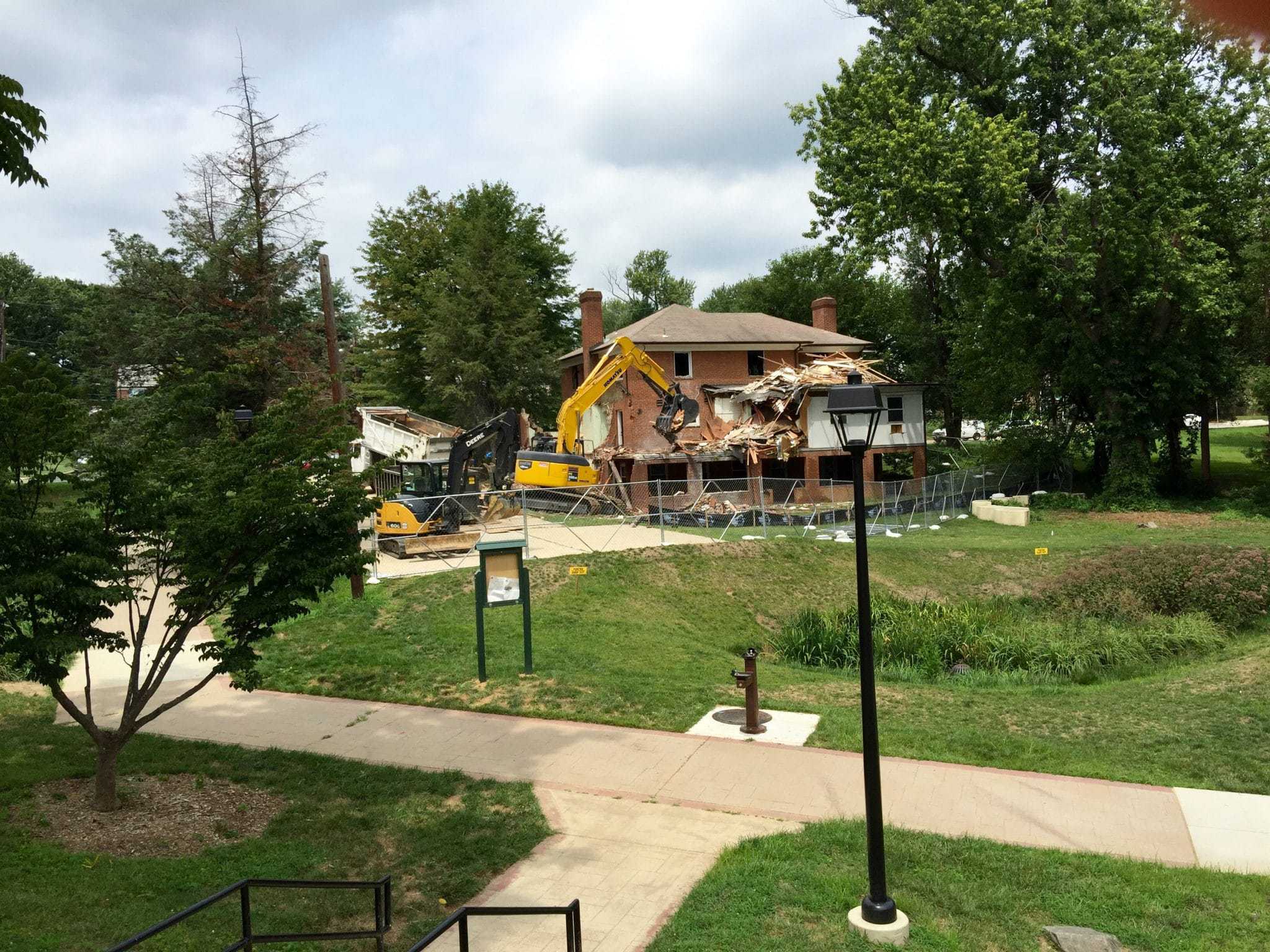 Demolition begun on house to allow park expansion