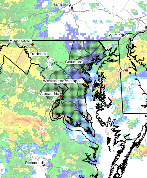 Flash flood watch in effect until this evening