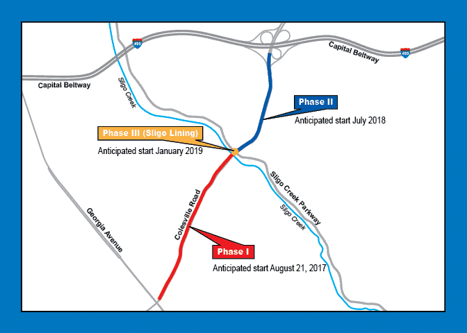 WSSC water main excavation on Colesville to begin Monday