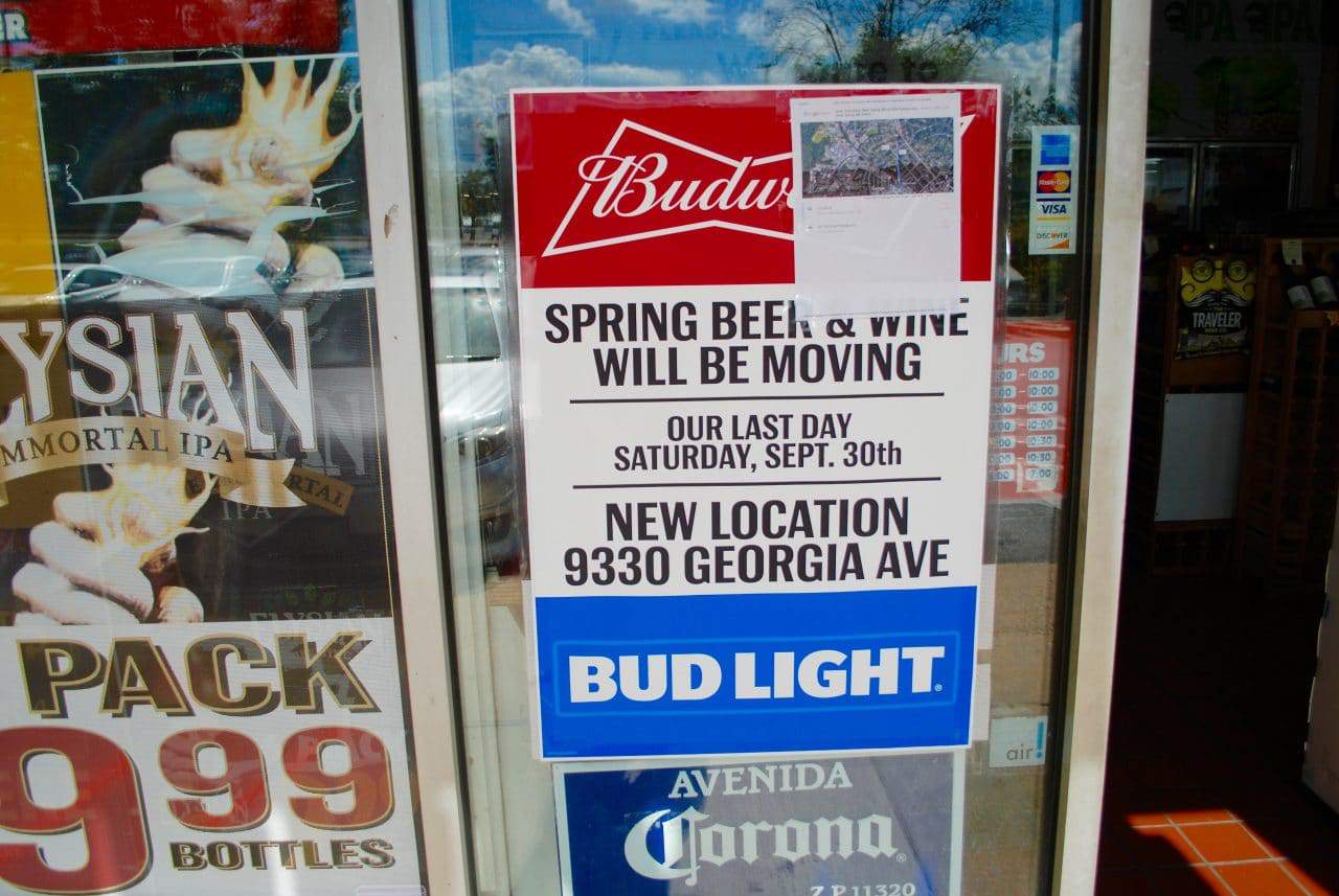 Spring Center Businesses Closing for Purple Line; Post Office, Others Stay Open for Now
