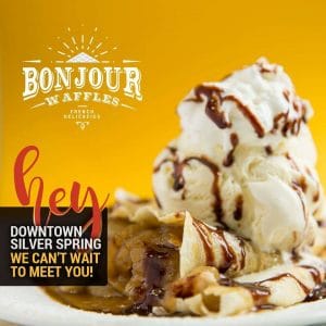 Bonjour Waffles back in business in Downtown Silver Spring