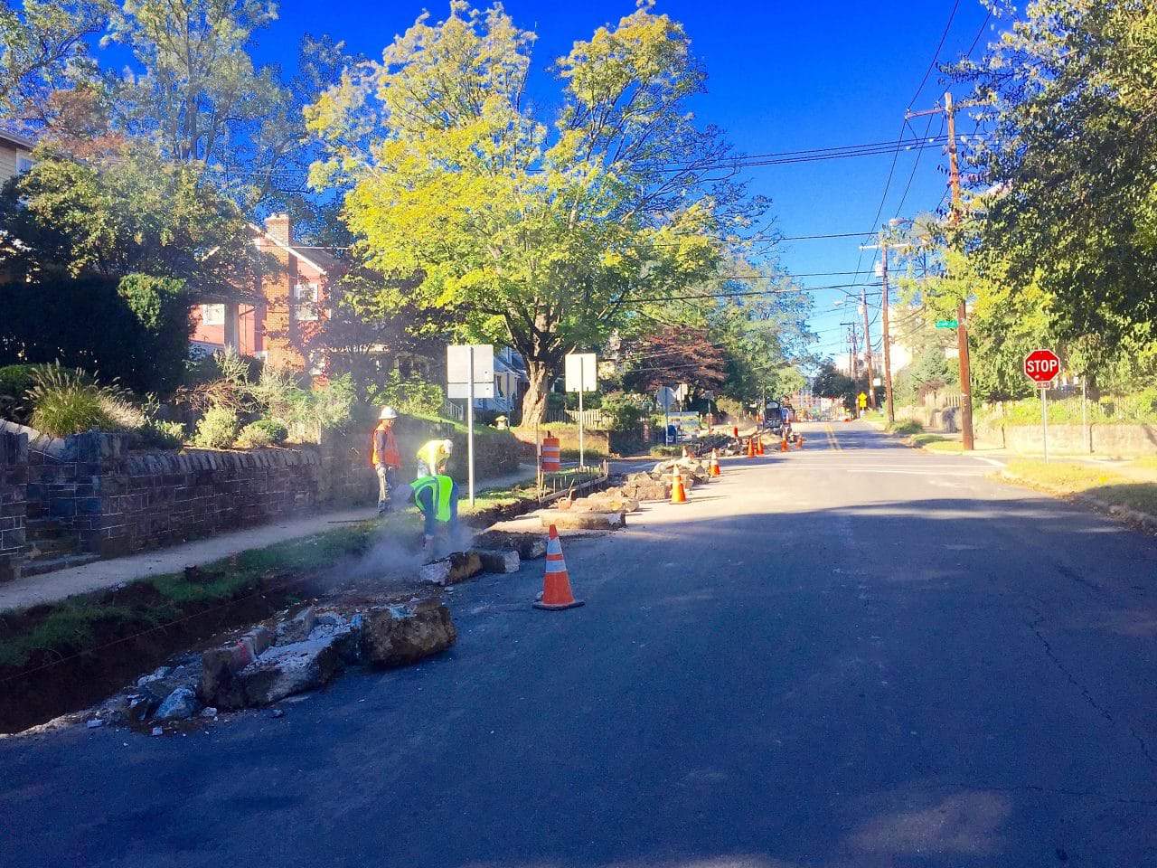 Sidewalk project underway in East Silver Spring