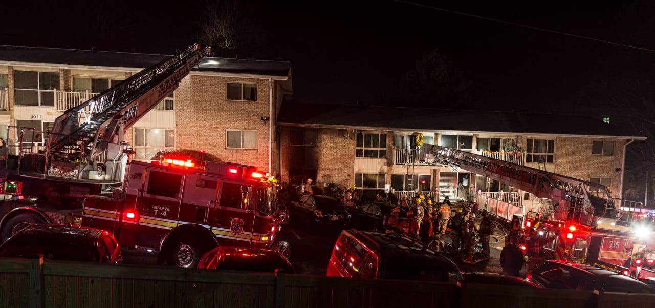 Fire Damages Parkside Terrace Apartments, One Hurt