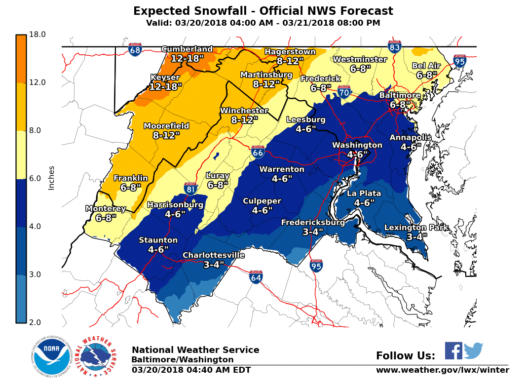 Wintry Weather Expected Tuesday into Wednesday