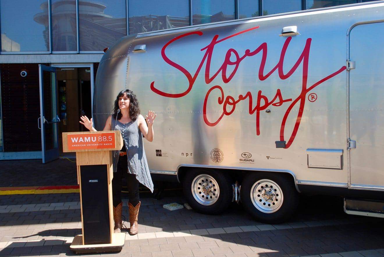 StoryCorps Parks Mobile Studio on Veterans Plaza; Booking Appointments Now