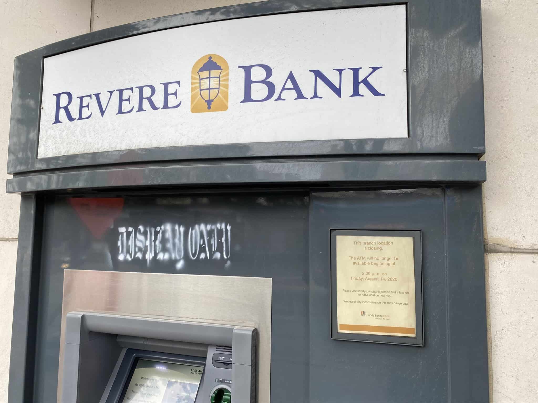 Silver Spring Branch of Revere Bank Will Close Aug. 14