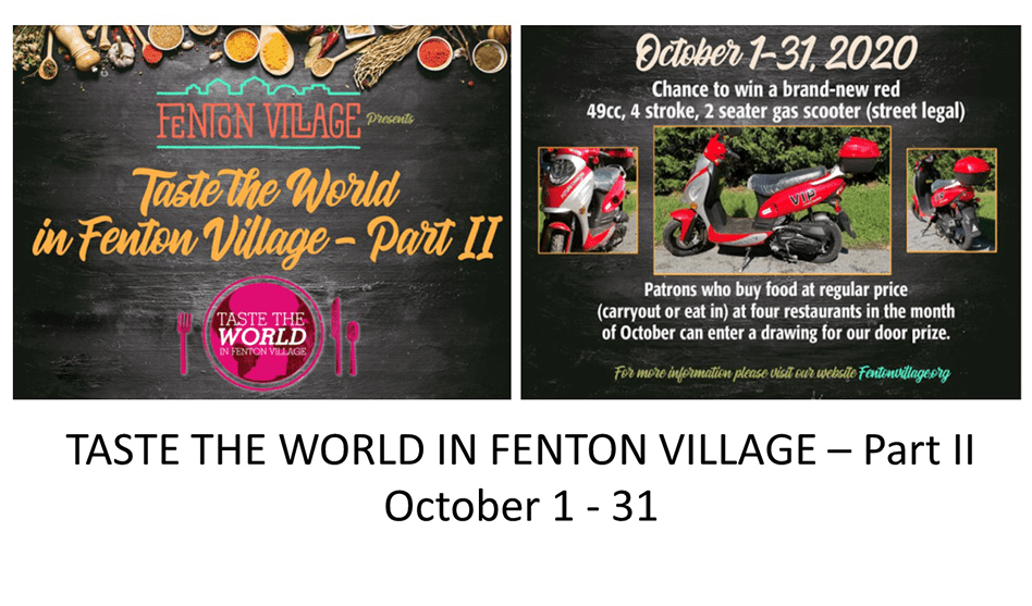 Taste The World In Fenton Village Returns for October