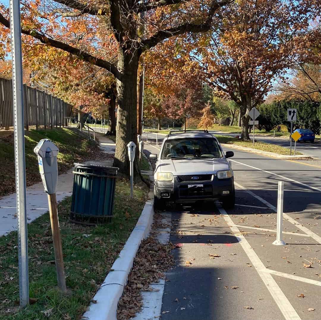 Parking in the Bike Lane