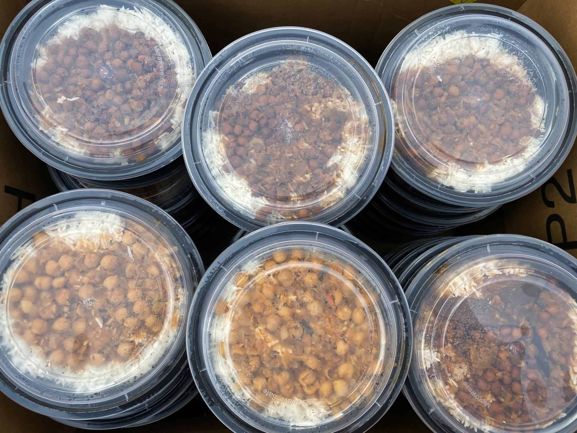 Small Things Matter Distributes Hundreds of Free Meals at Blair High School