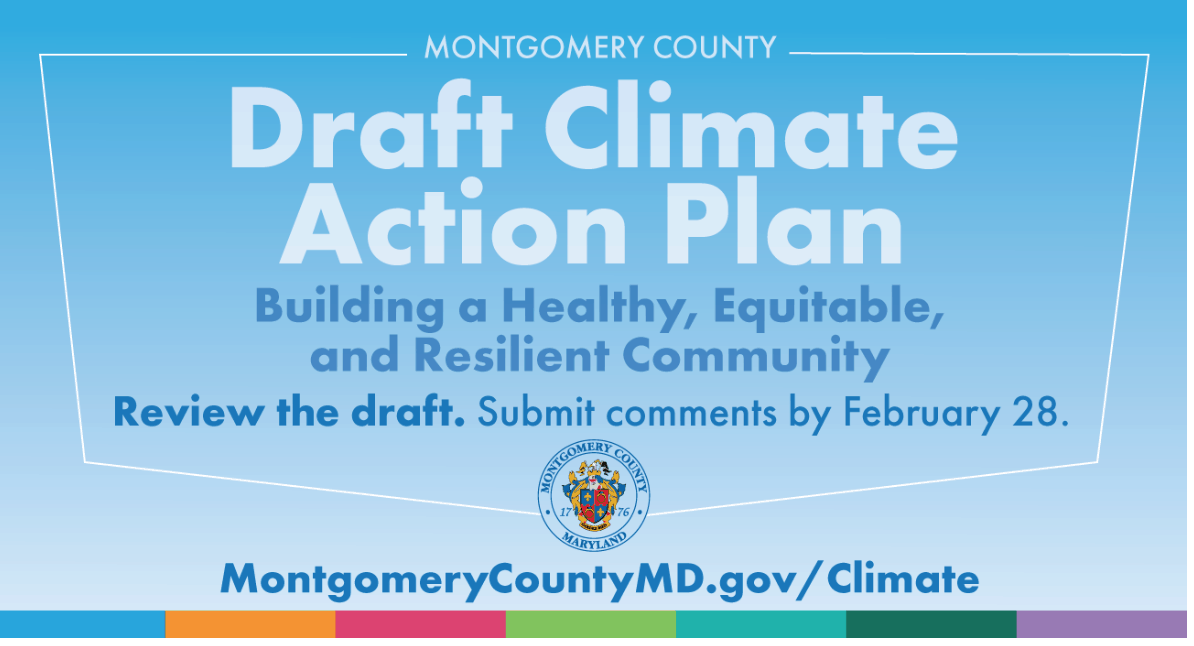 Elrich to Open Public Comment Period On Draft Climate Action Plan Tonight