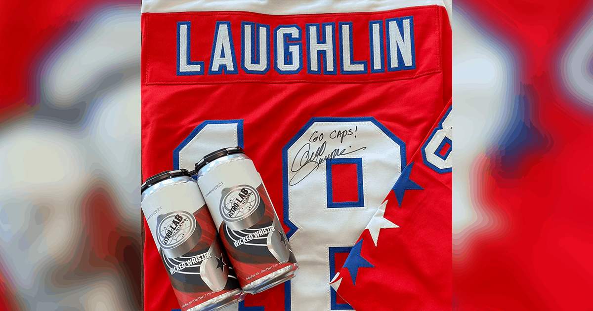 Astro Lab Brewing, Capitals Legend Craig Laughlin Release “Wicked Wrister” Collaboration Beer