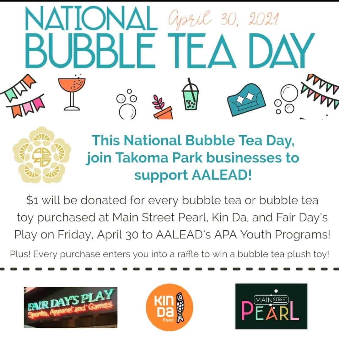 Takoma Park Businesses to Celebrate National Bubble Tea Day