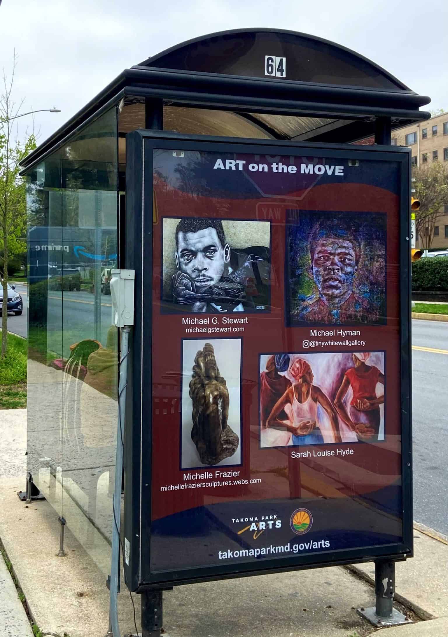 Takoma Park Project Creates Public Art Posters for Bus Shelters