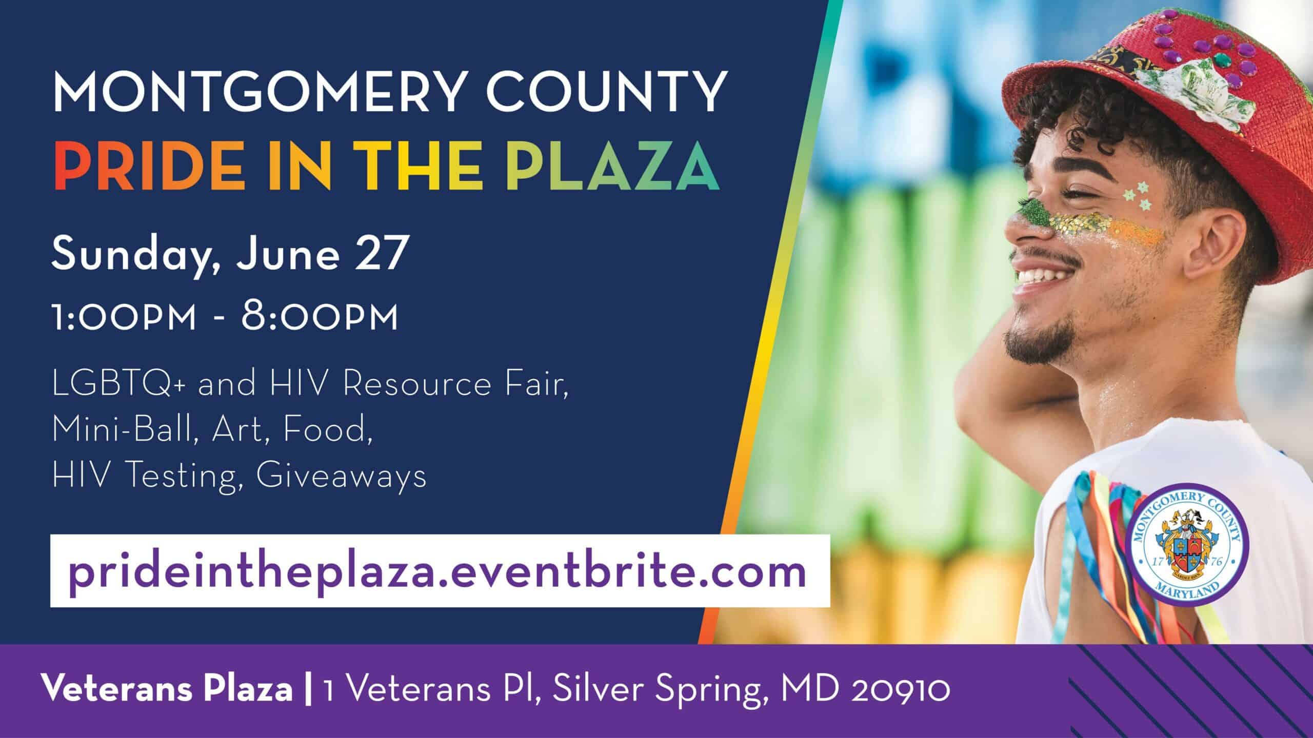 County to Host Pride in the Plaza Event in Downtown Silver Spring