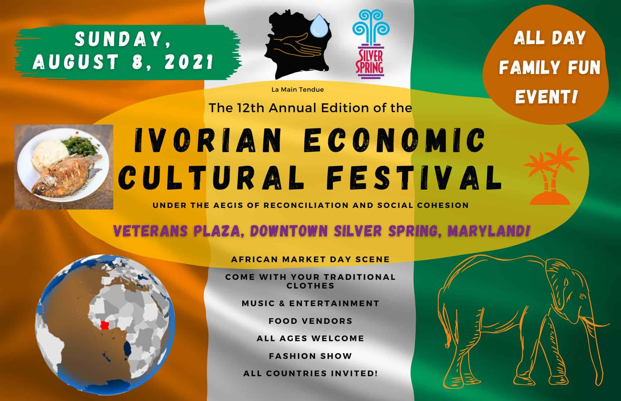 Veterans Plaza Hosting Ivorian Economic Cultural Festival