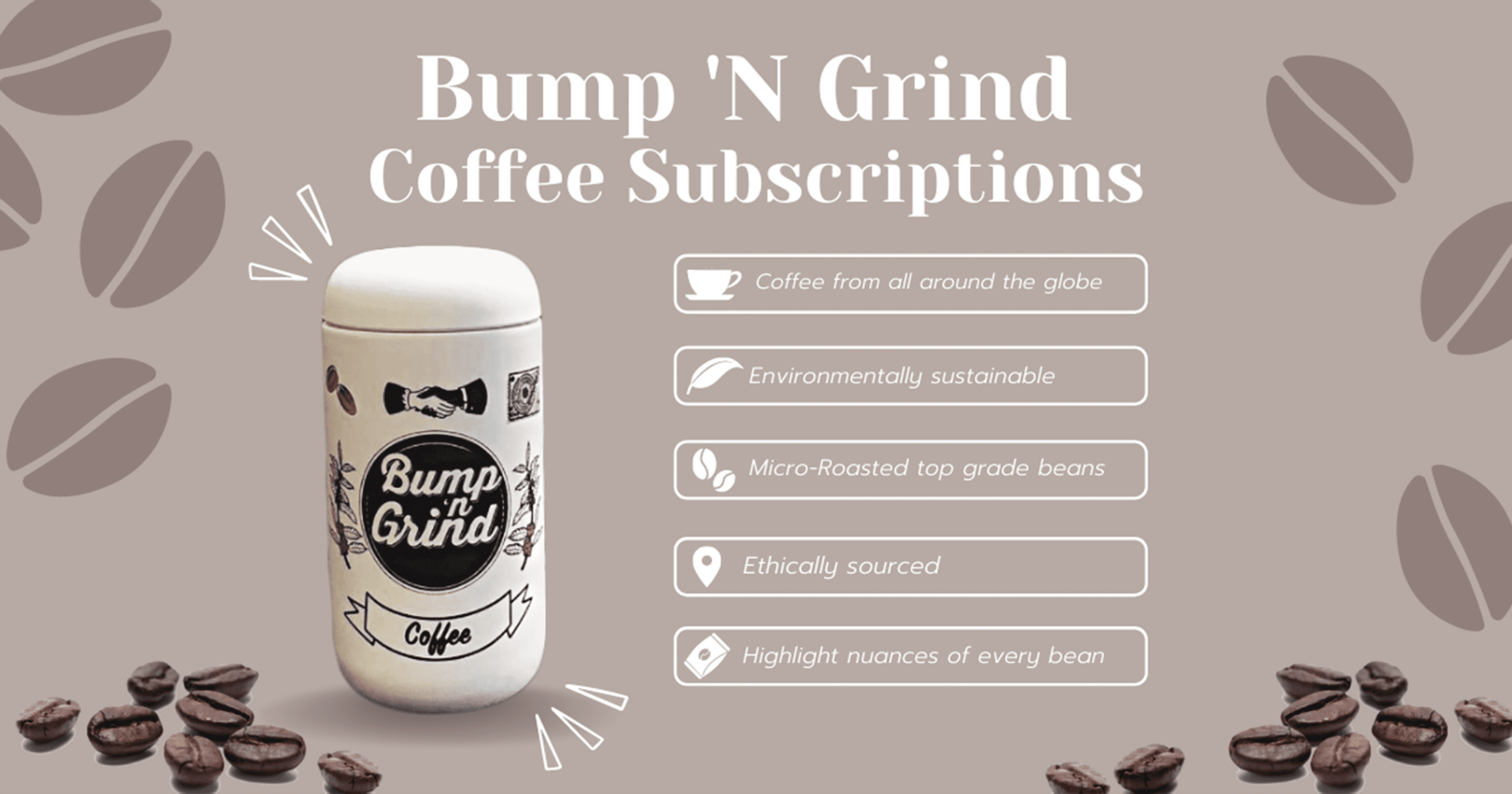 “We’re Bump ‘n Grind, a Specialty Coffee Shop, Record Store and Roaster.”