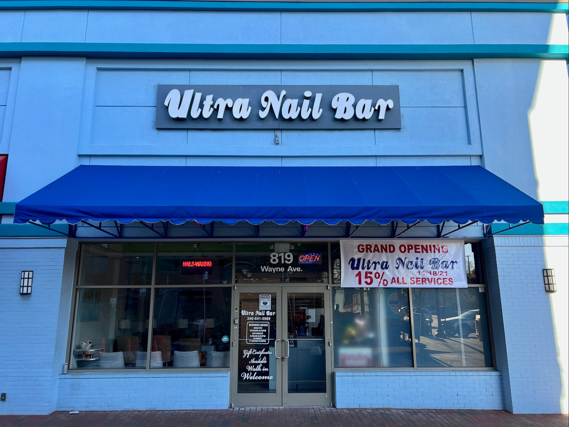 Ultra Nail Bar is Now Open in Downtown Silver Spring