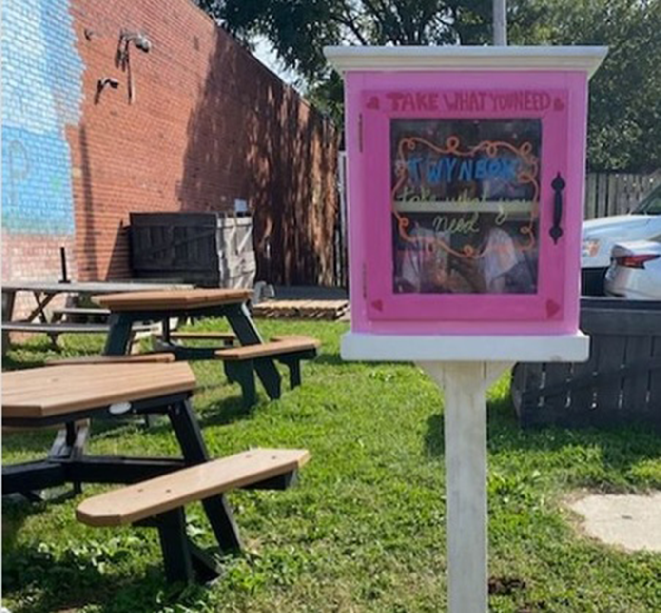 Twynbox Set Up in TPSS Co-op Parking Lot to Help Homeless, Poverty Stricken