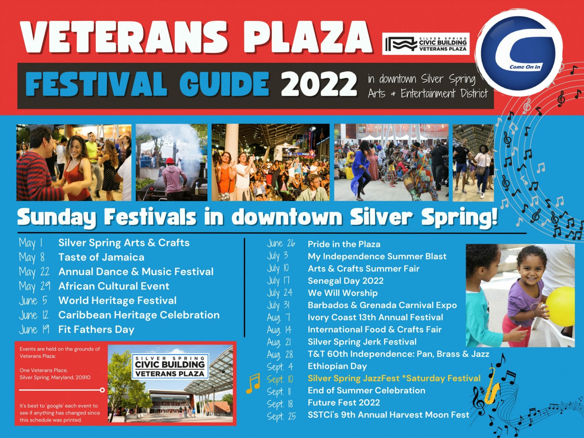 Summer Festivals Set to Return to Veterans Plaza