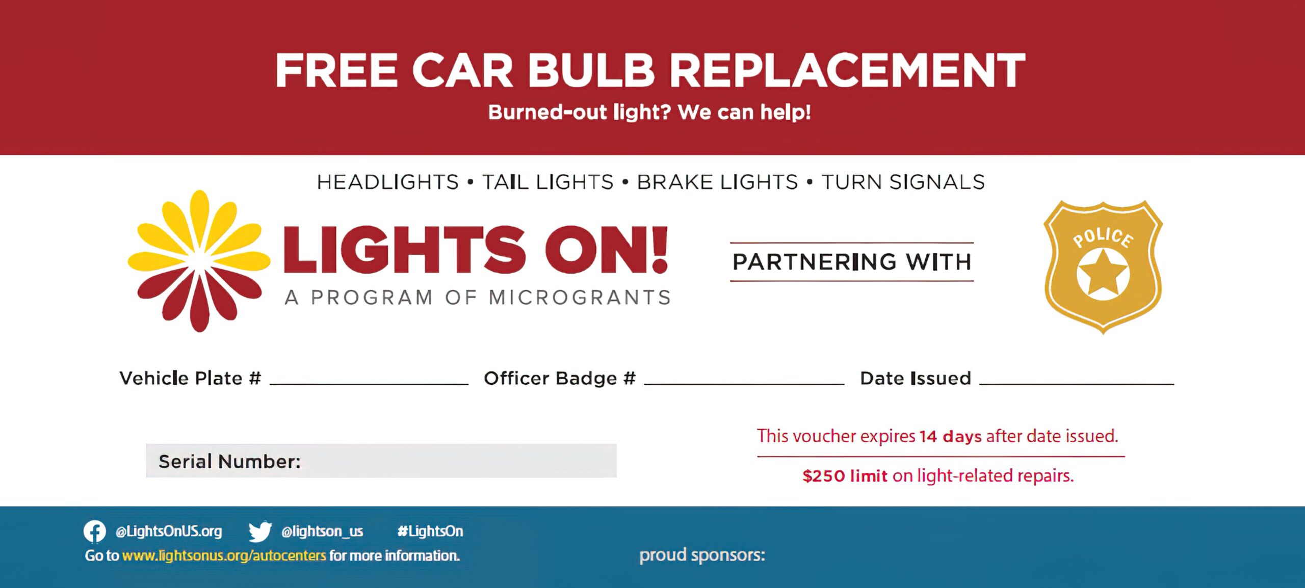 Takoma Park Police Joins Program to Provide Free Repair Vouchers for Some Vehicle Safety Violations