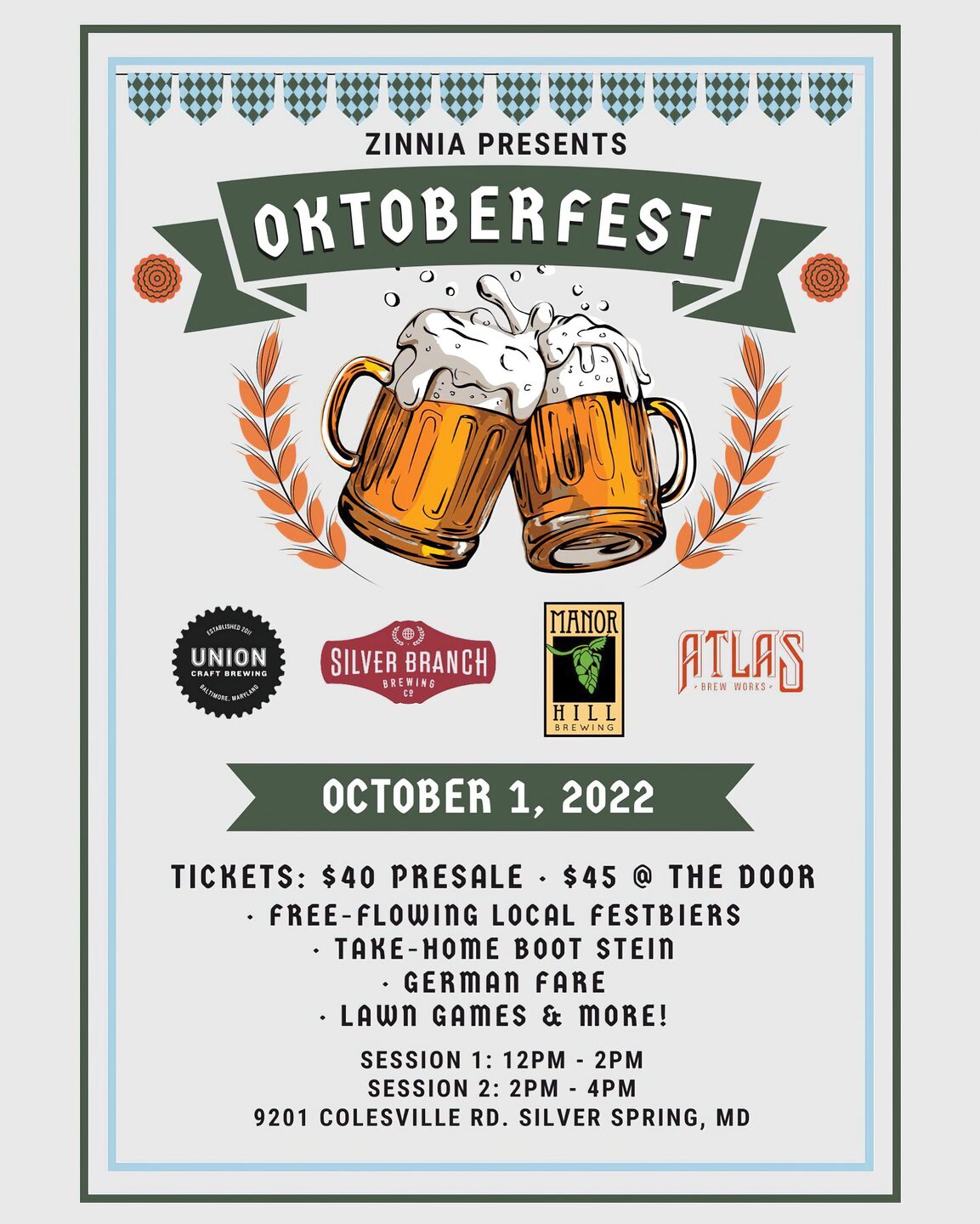 Zinnia to Mark First Anniversary of The Gardens with Octoberfest This Saturday