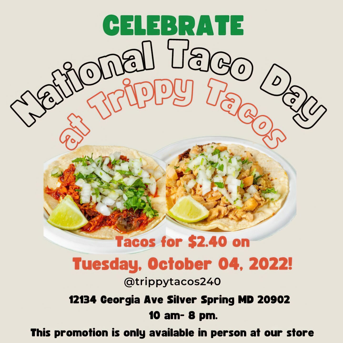 Trippy Tacos to Offer $2.40 Tacos for National Taco Day
