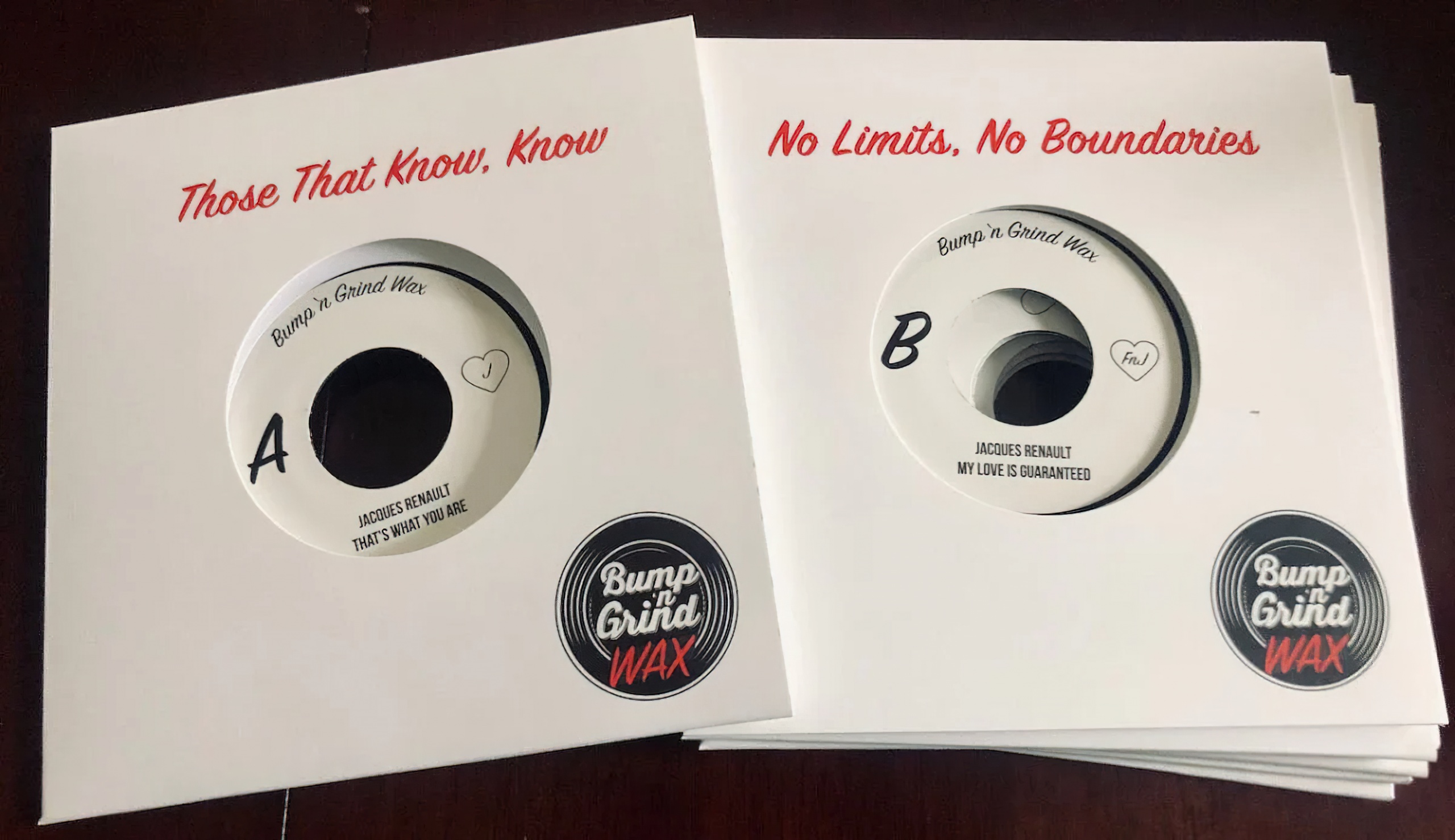 Bump ‘n Grind Releases Fifth Vinyl Single, Jacques Renault’s “That’s What You Are / My Love is Guaranteed”