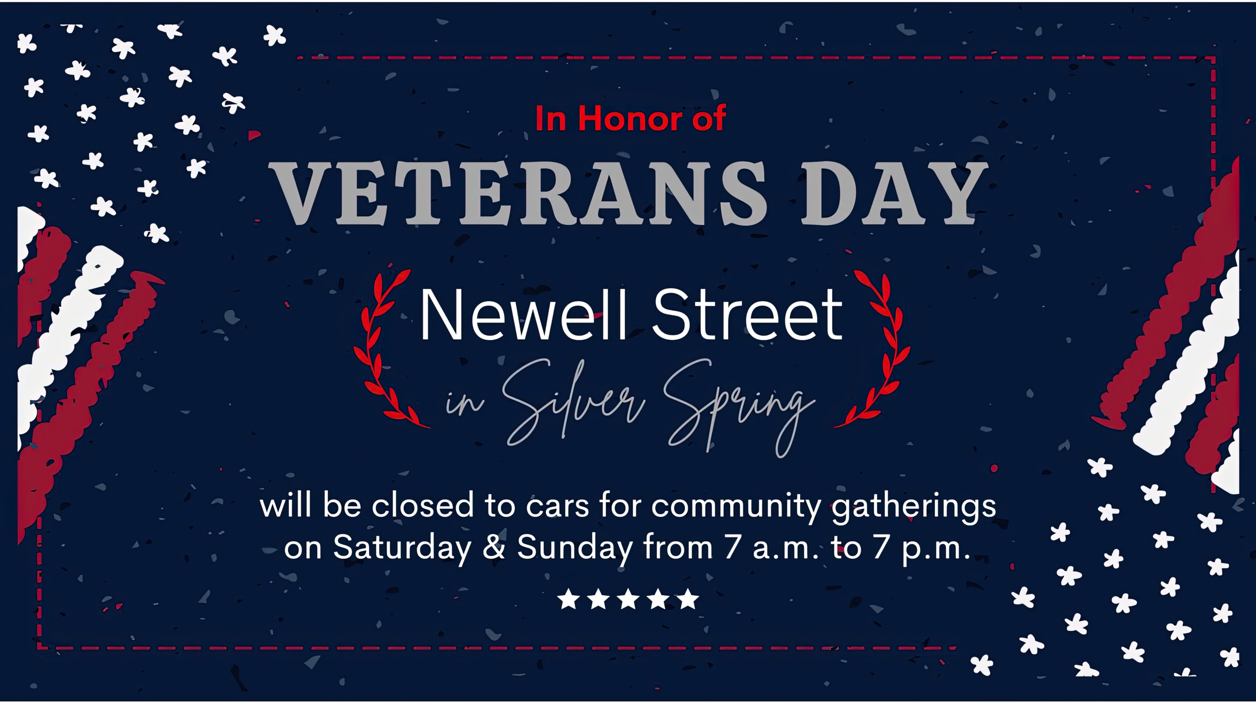 Newell Street to Close This Weekend for Community Gatherings
