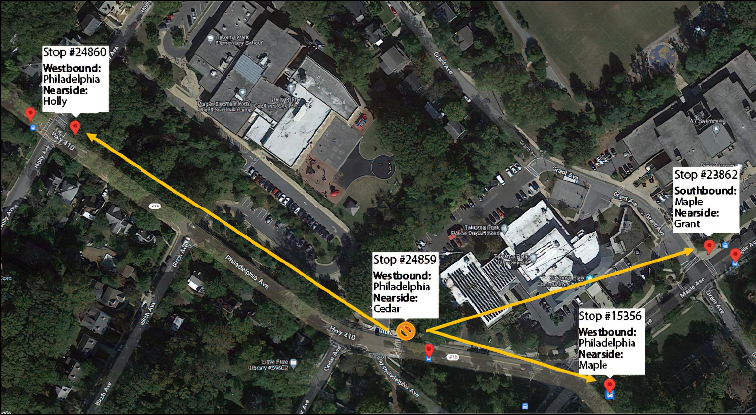 Philadelphia Ave. Bus Stop to Close for One Year