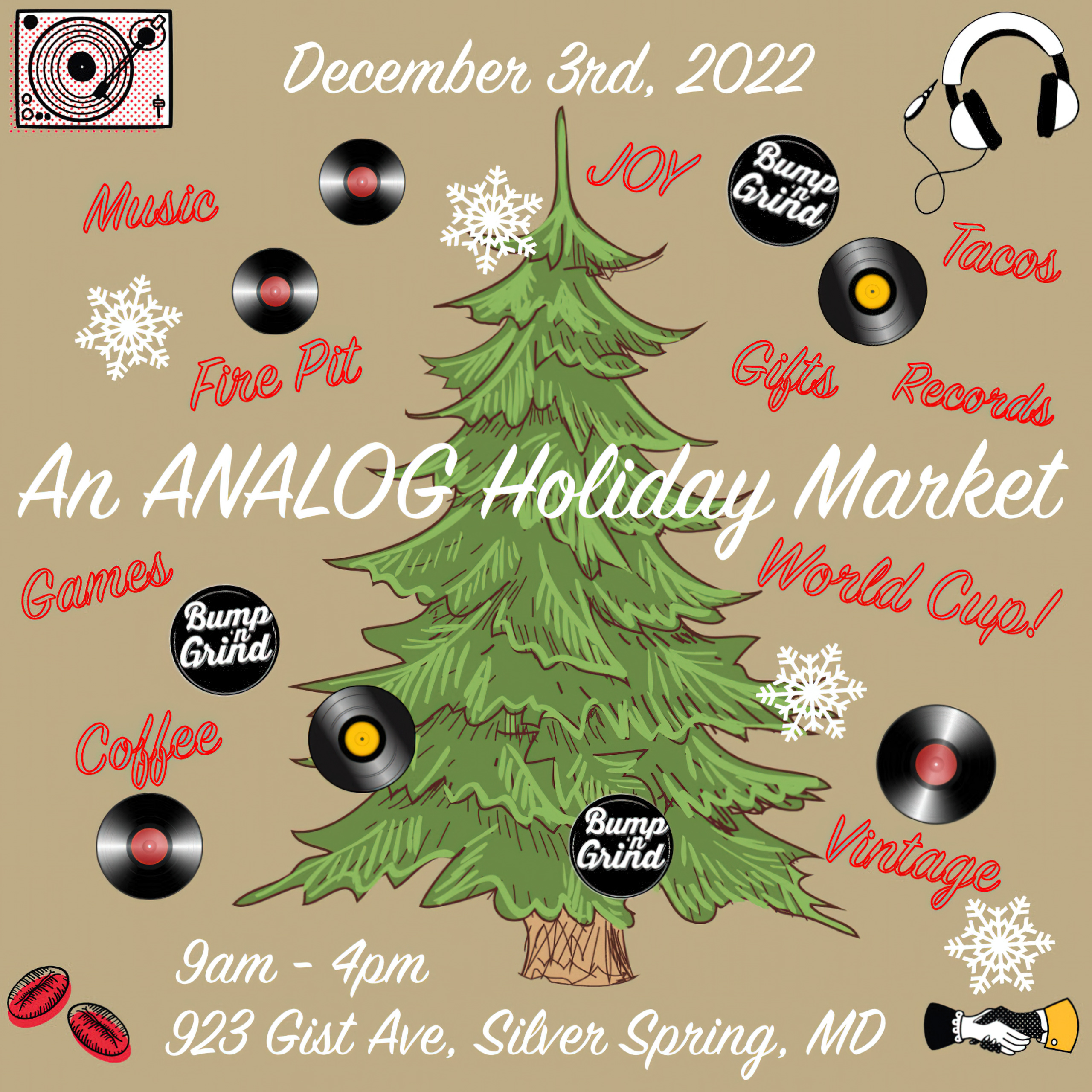 Bump ‘n Grind to Host Analog Holiday Market This Weekend