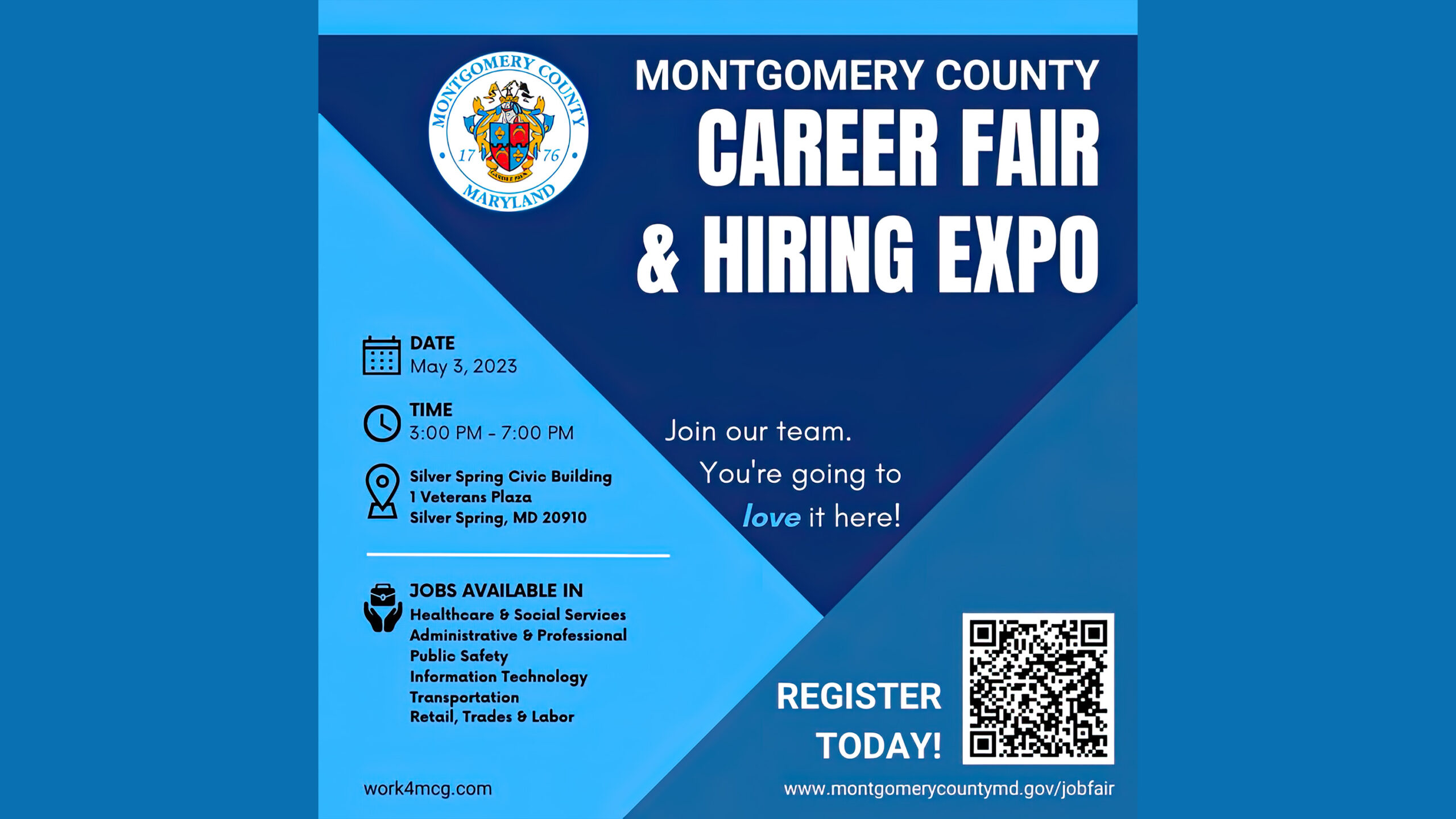County to Host Career Fair at Silver Spring Civic Building
