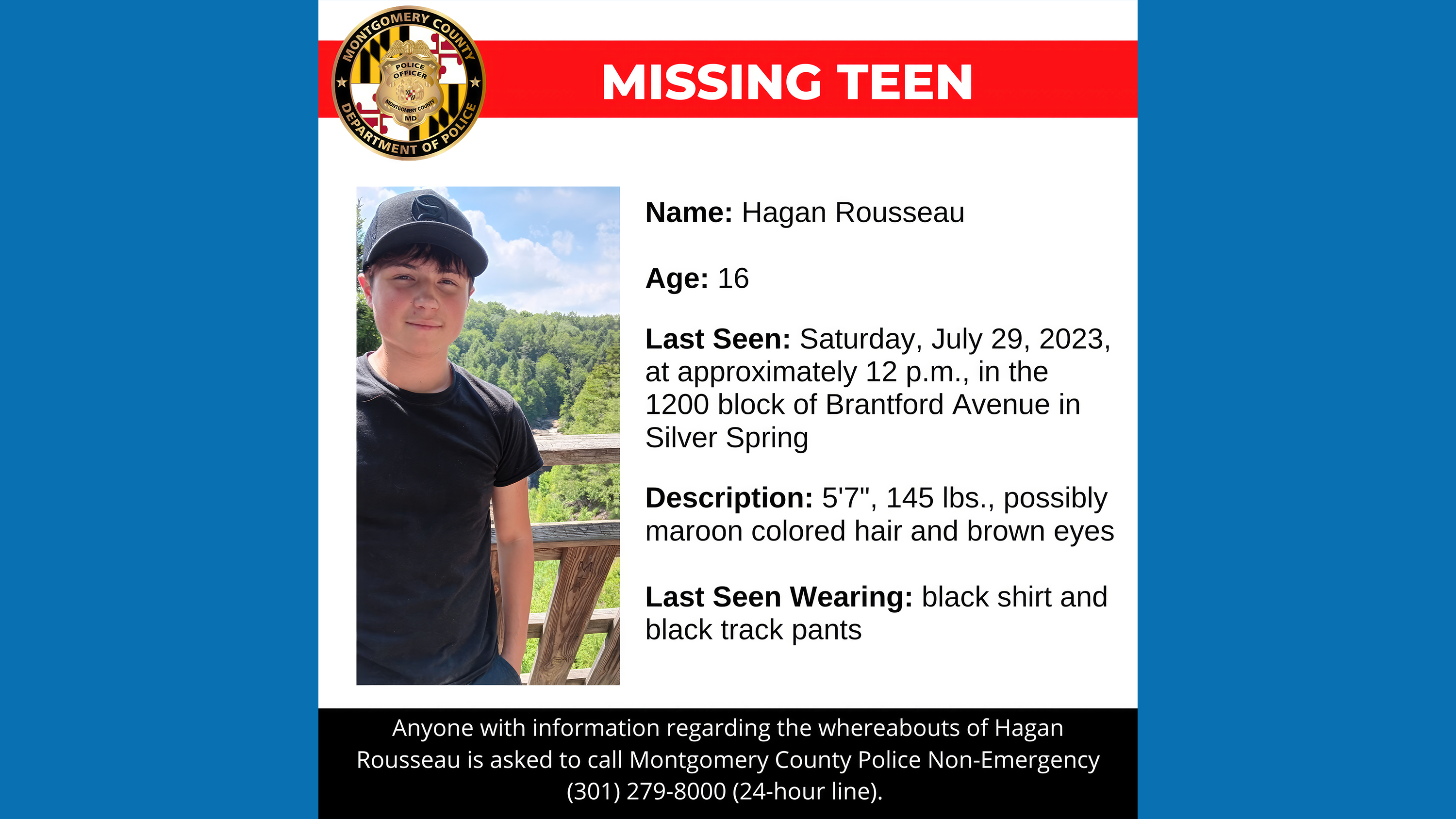 UPDATED: Police: White Oak Teen Missing Since July 29