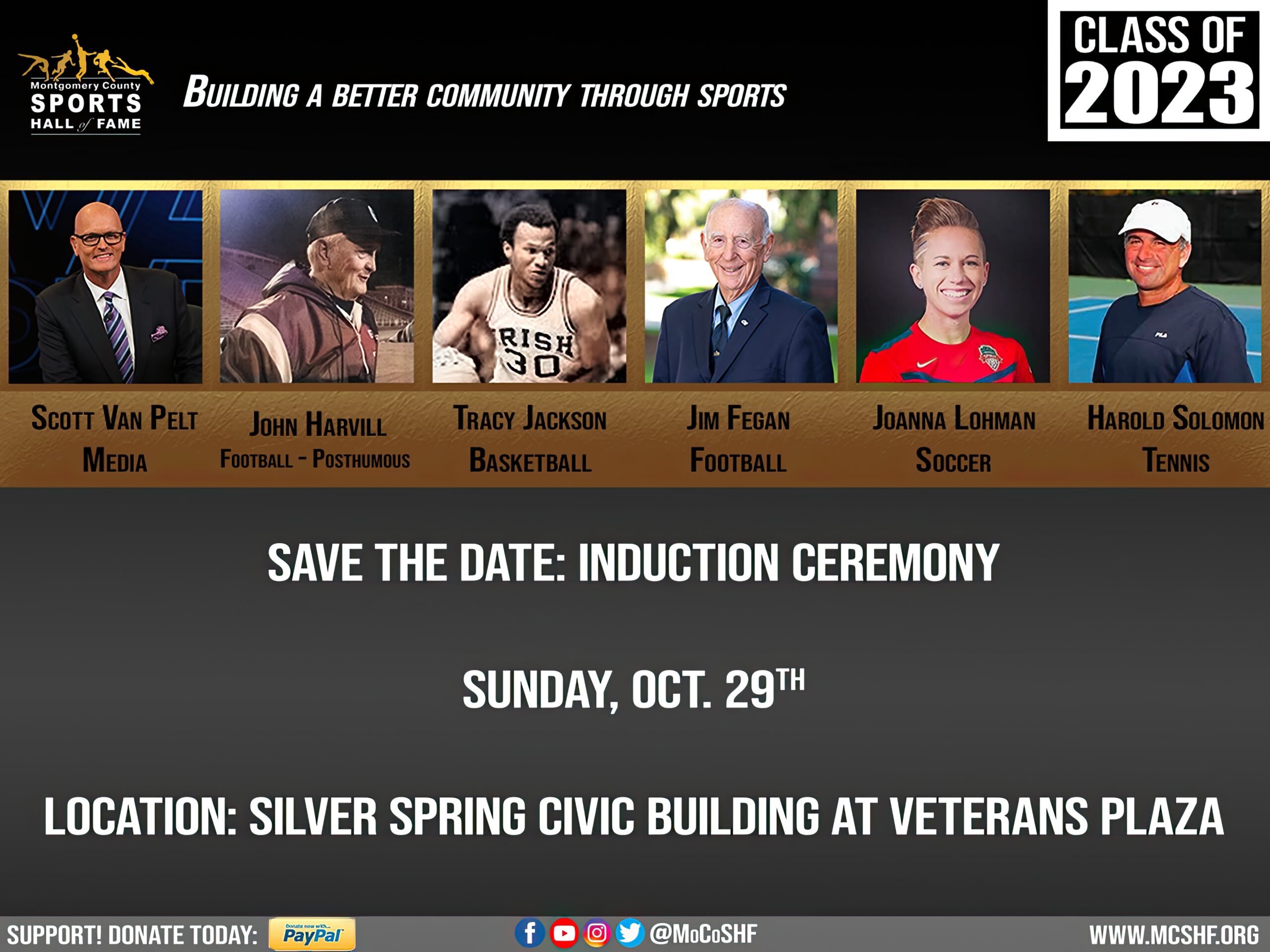 Sports Hall of Fame to Induct New Class on Oct. 29