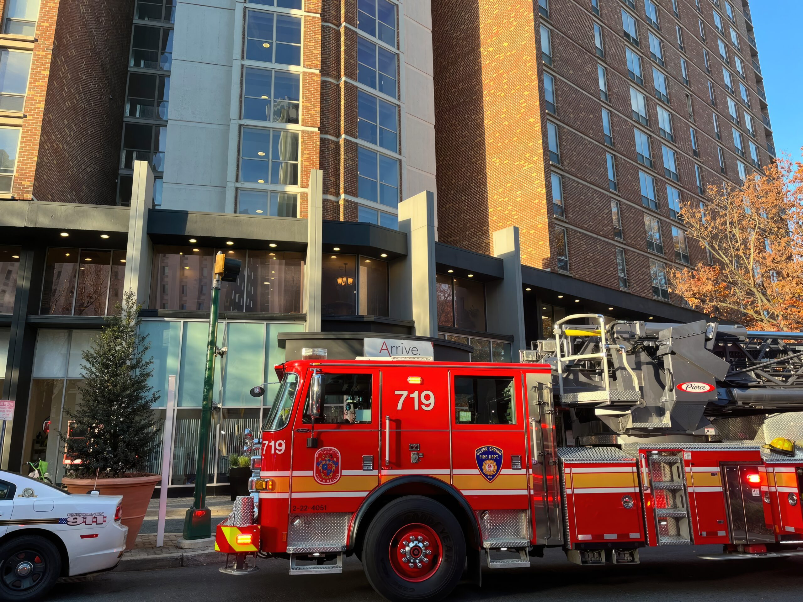 Fire Officials: Man Starts Fire, Barricades Himself in Arrive Silver Spring Apartment