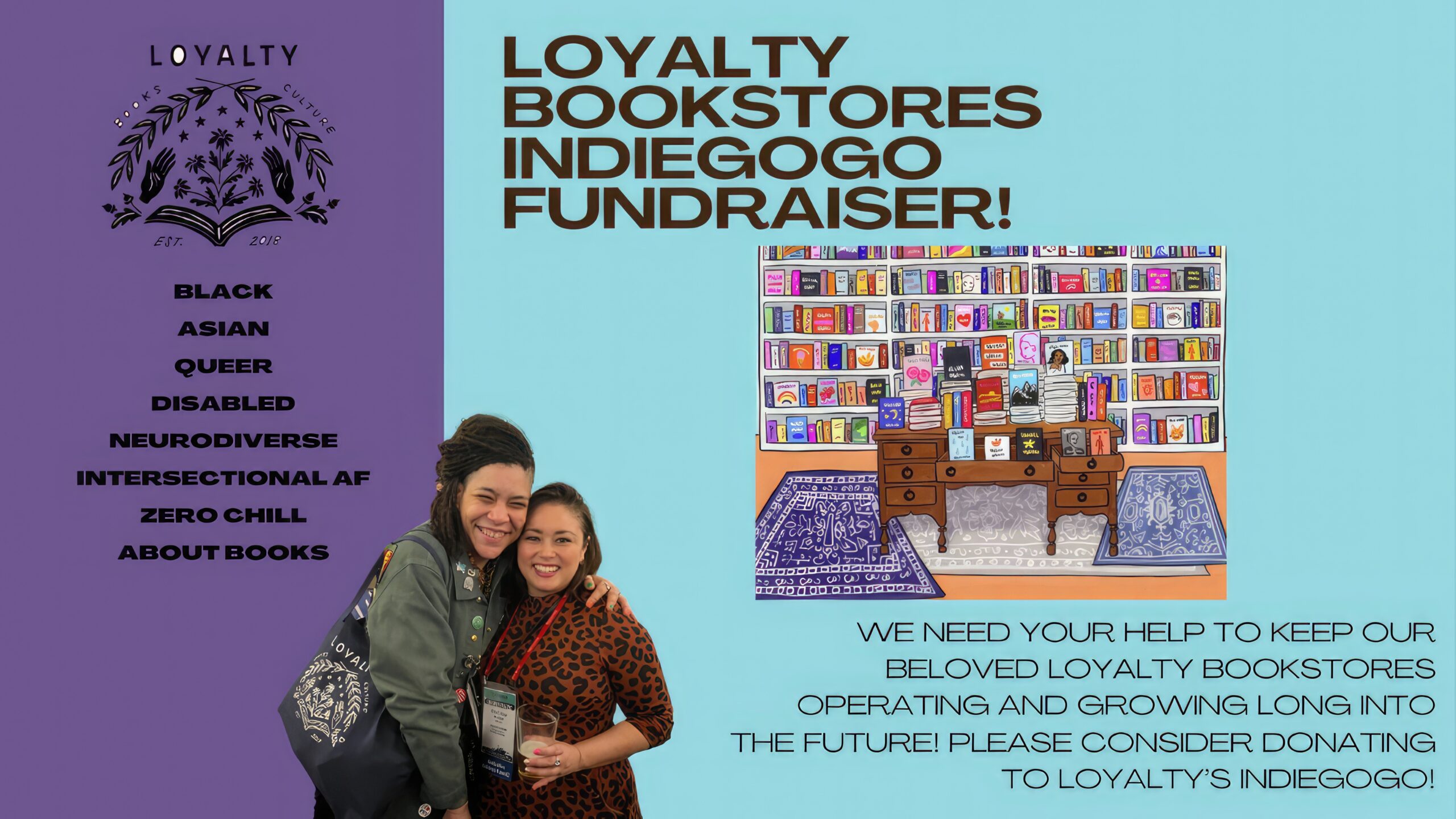 Loyalty Bookstores Launches Indiegogo Fundraiser