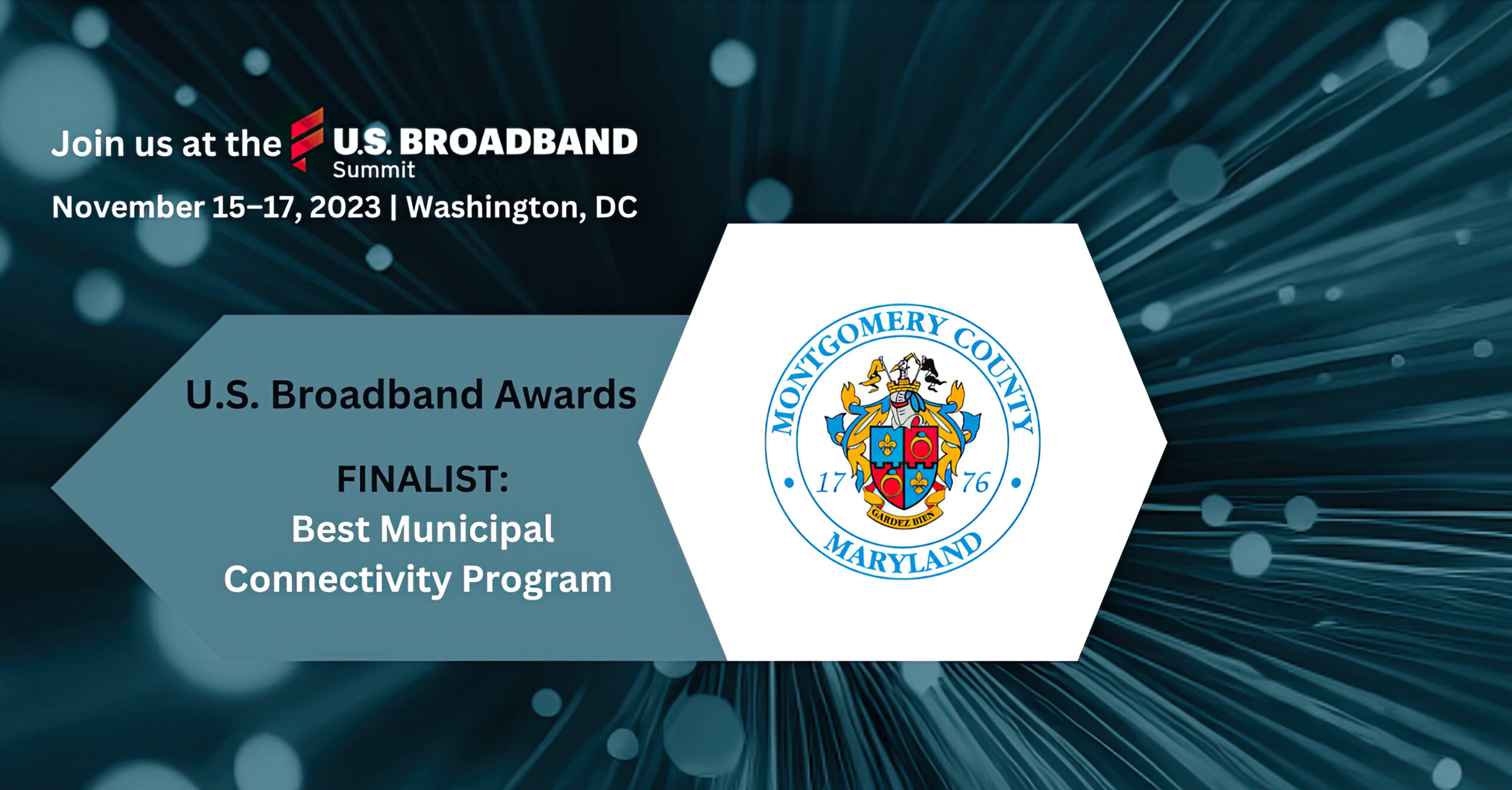 County Selected as U.S. Broadband Award Finalist