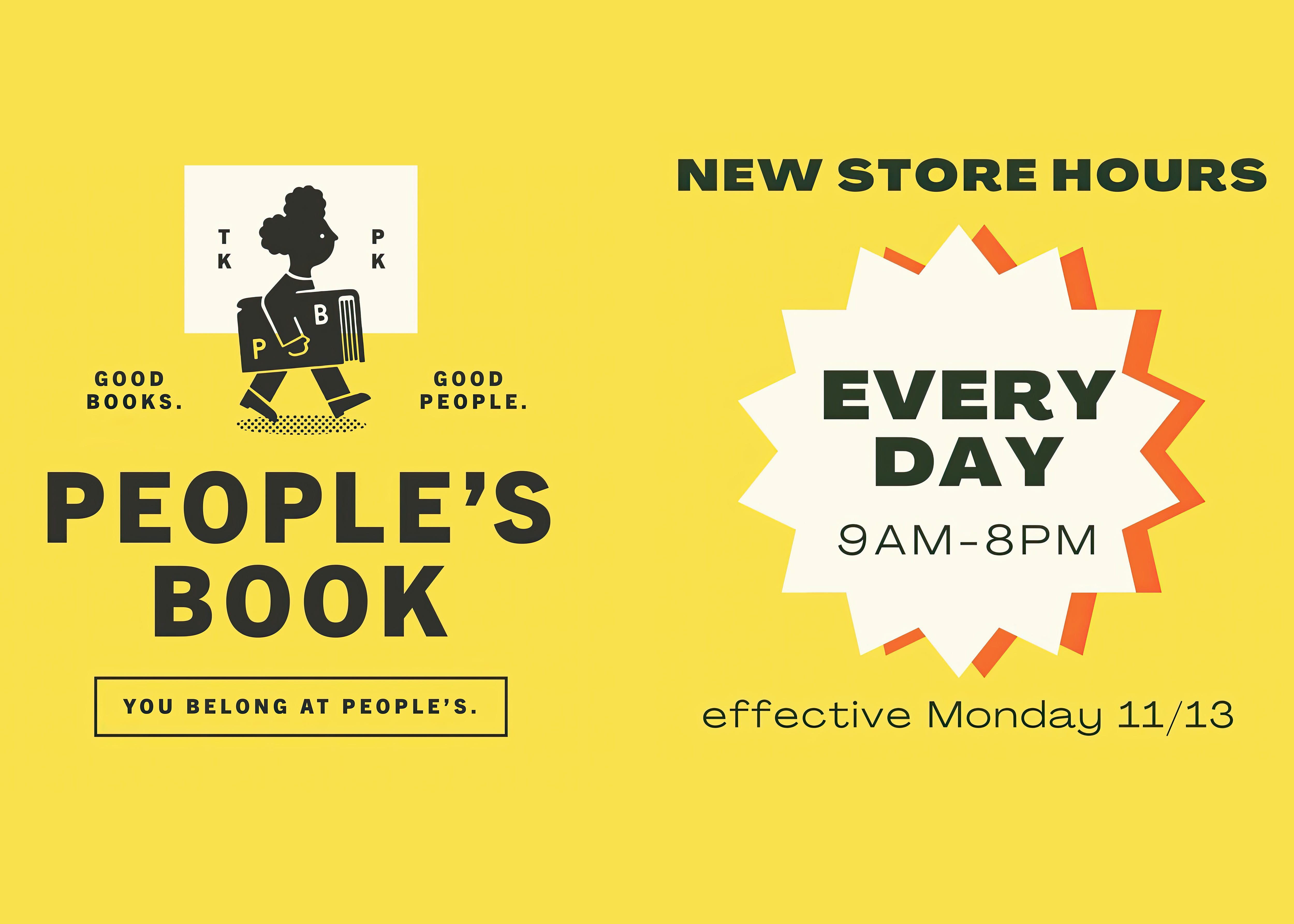 People’s Book in Takoma Park to Expand Store Hours