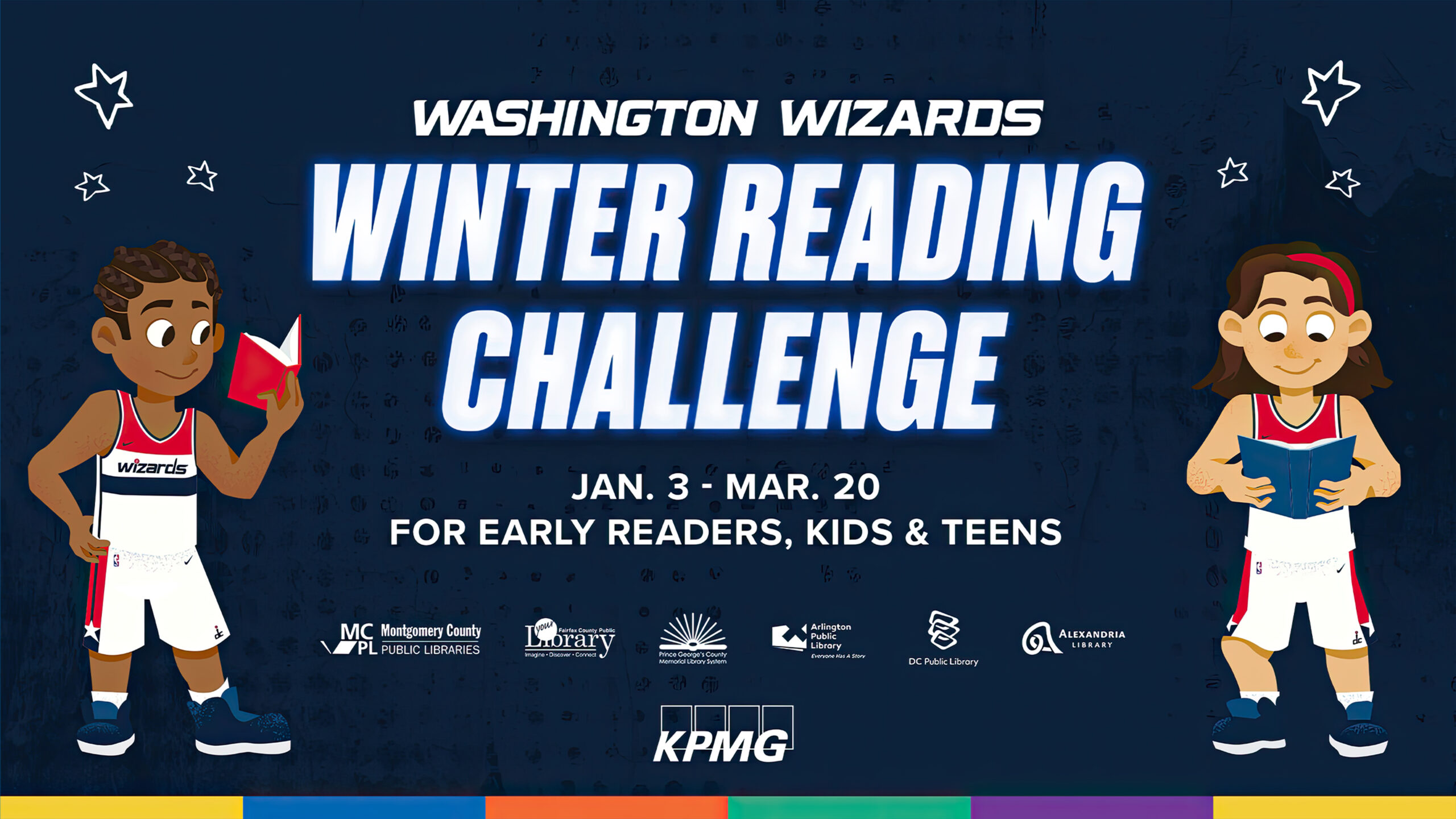 Montgomery County Public Libraries and Washington Wizards Team Up for Youth Reading Challenge