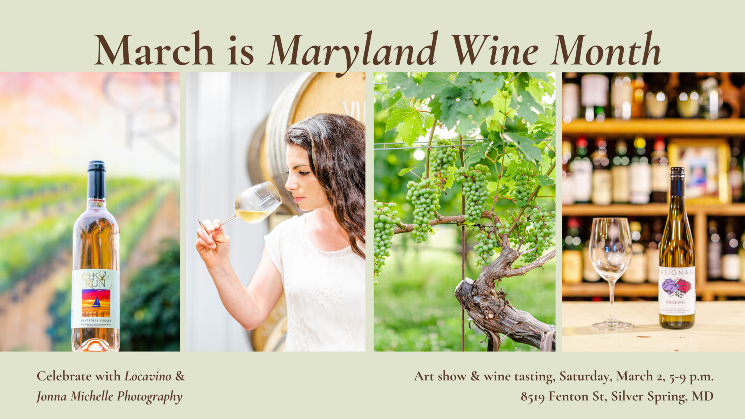 Exclusive: Jonna Michelle Photography and Locavino Team Up for Maryland Wine Month Event
