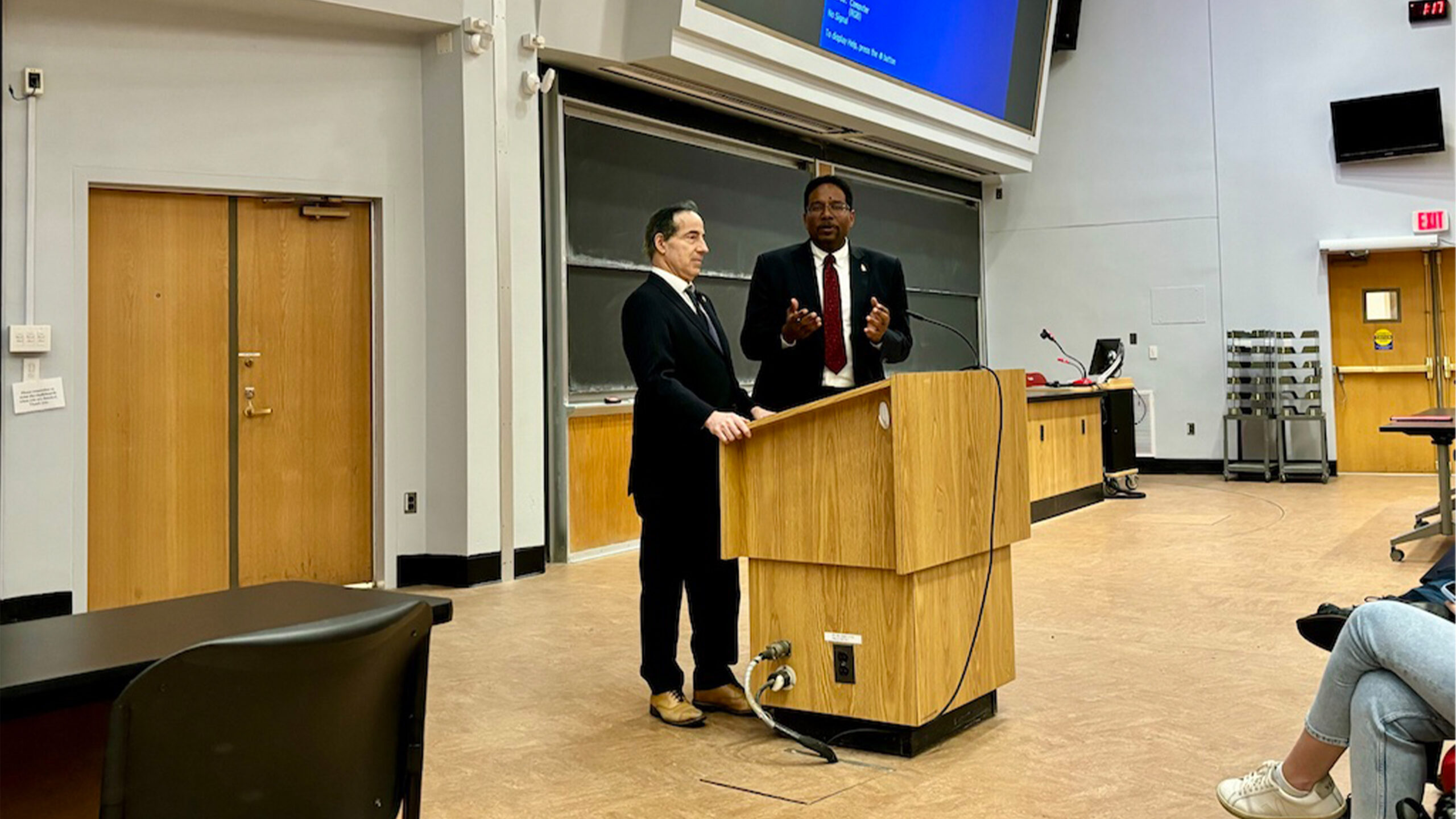 Raskin Speech at University of Maryland Disrupted by Protesters