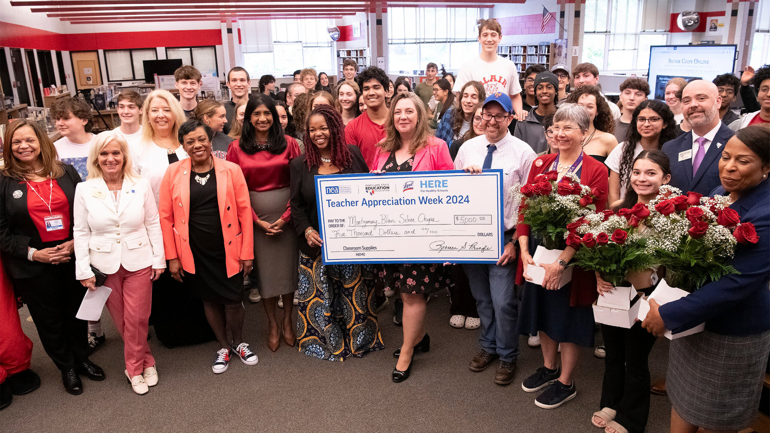 Journalism at Blair High School Gets a $5,000 Boost from NEA and PTA