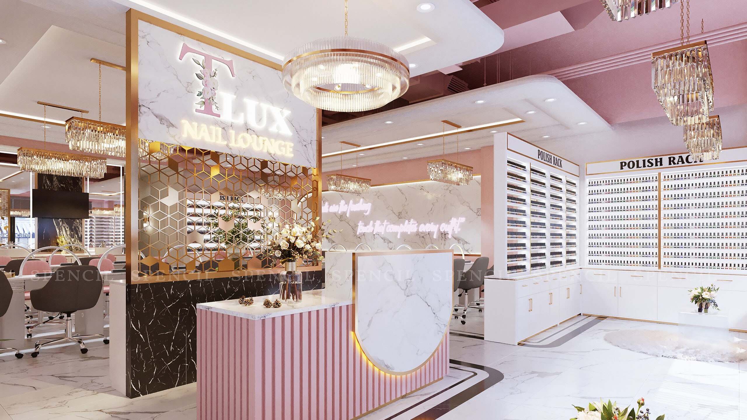 Tlux Nail Lounge Set to Open This Fall at Atwell on Spring