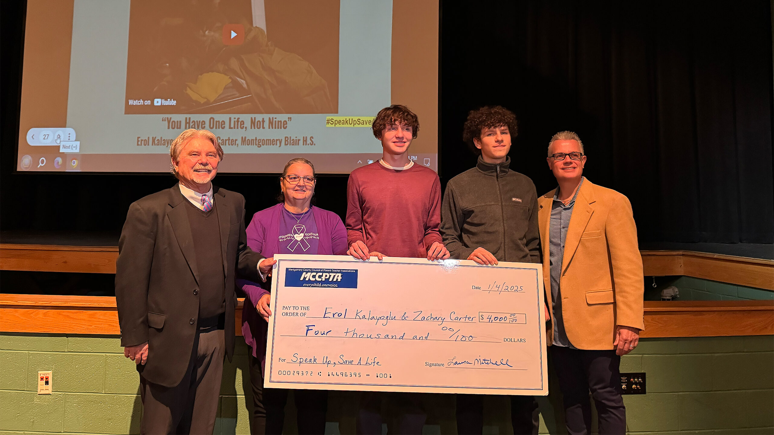 Blair High School Juniors Win Top Prize in Fentanyl Awareness Video Contest